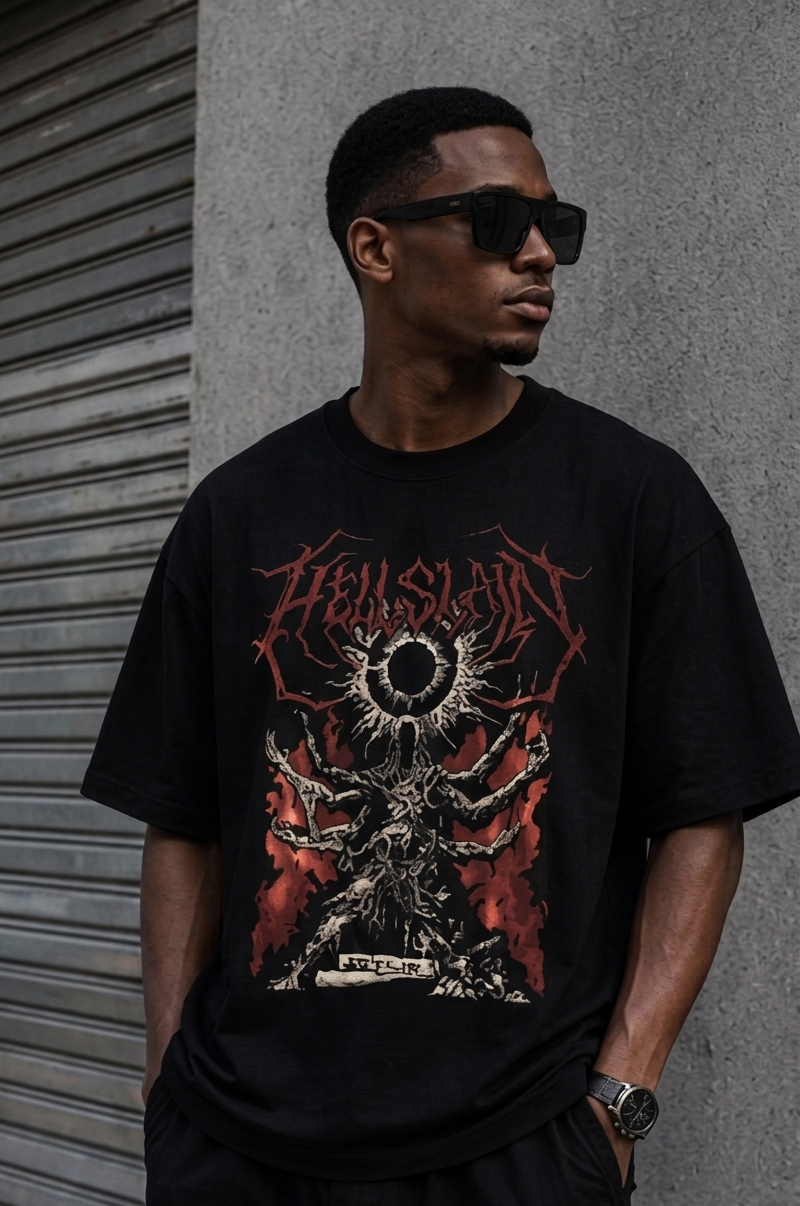SIX ARM OF CHAOS OVERSIZE T-SHIRT