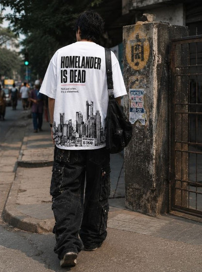 HOMELANDER IS DEAD OVERSIZE T-SHIRT