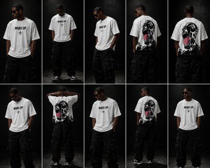 "WAKE UP TEE" Oversized T-Shirt